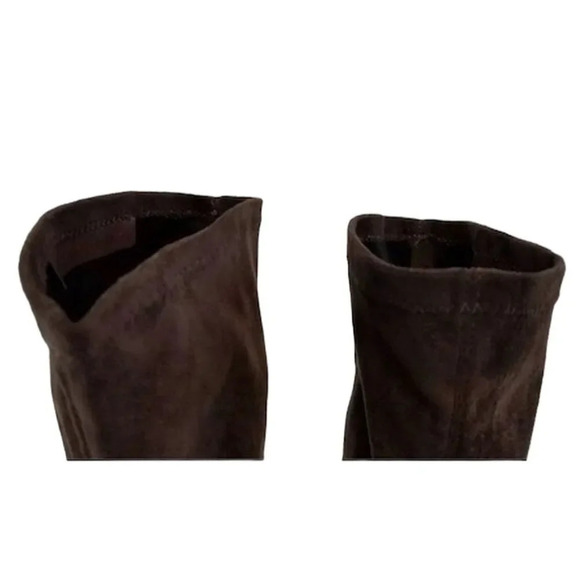 - Giani Bini Women's Brown knee high Suede leg  Boots Size 8.5 Pointed Toe - Picture 4 of 14